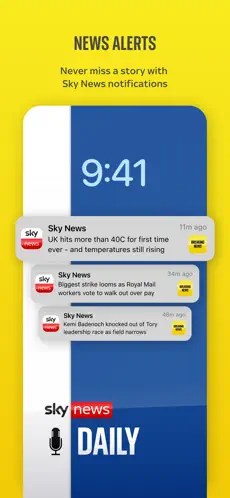 Sky News Daily podcast cover artwork